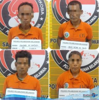 Sat Narkoba Polres Pelabuhan Belawan Berhasil Grebek Sarang Narkoba di Gang Turi, Tanjung Mulia